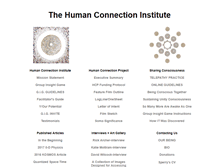 Tablet Screenshot of connectioninstitute.org