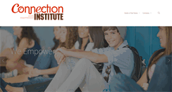 Desktop Screenshot of connectioninstitute.com